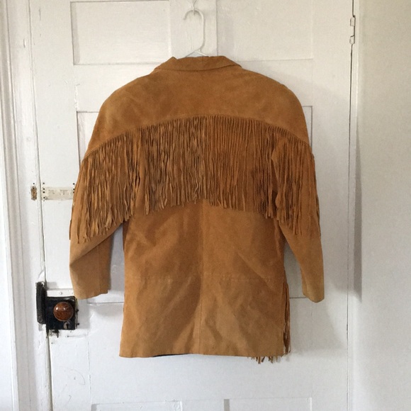 Leather fringed jacket - Picture 4 of 4